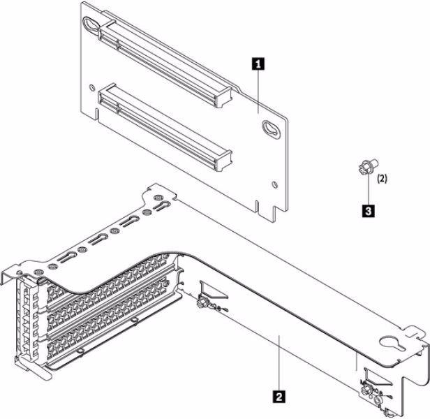 Produktbild Lenovo Riser 1 Kit - Riser Card