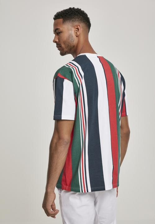 Actual product image Urban Classics Heavy Oversized Big AOP Stripe Tee (S)