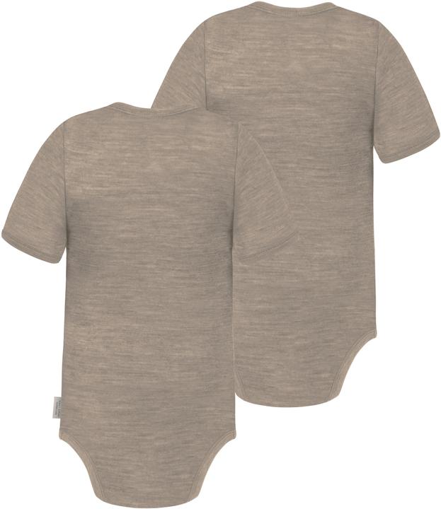 Produktbild Normani 2er Set Baby Merino Body Kurzarm „Tauranga" - 9285 (98)