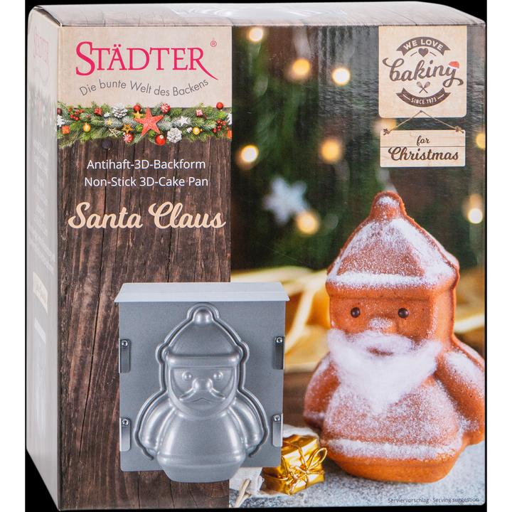 Immagine prodotto Städter Moule à gâteaux 3D Santa Claus 19x21x12 cm We love Baking