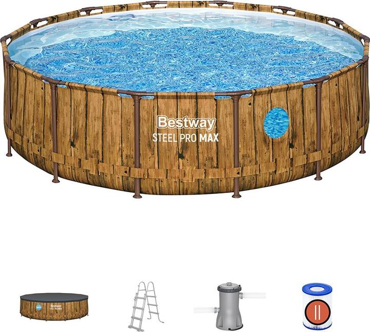 Produktbild Bestway Steel Pro Max Round Pool Set 427x107cm (427 x 107 cm)