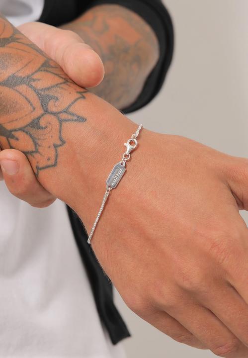 Actual product image Kuzzoi Basic bracelet (19 cm, 925 sterling silver)