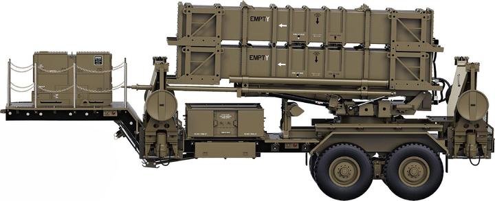 Immagine prodotto Amewi Semirimorchio US M747 lanciamissili, verde 1:12, Kit