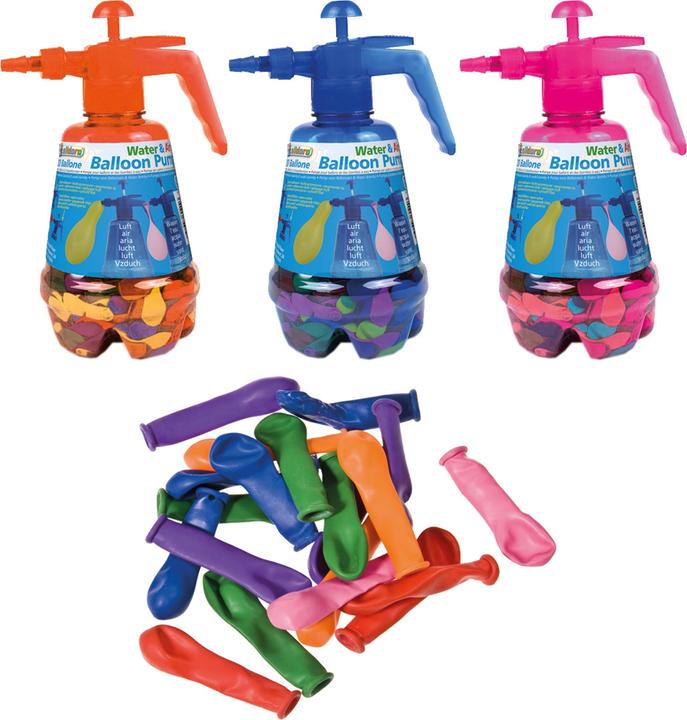 Actual product image Alldoro Water balloon pump ass. triple ass., pump, 250 balloons, from 3 years