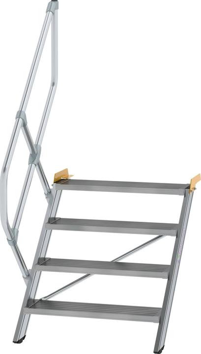 Image du produit Munk Escaliers industriels, marches en aluminium, largeur de marche 800 mm, 4 marches. (Échafaudages, 0.11 cm)