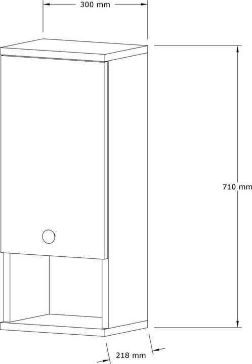 Actual product image Hanah Home Levi (30 x 71 x 22 cm)