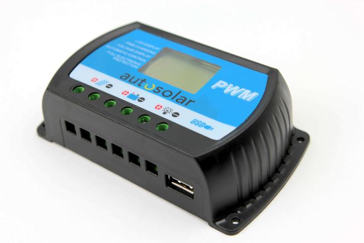 Immagine prodotto Autosolar Regolatore di carica solare PWM 10A