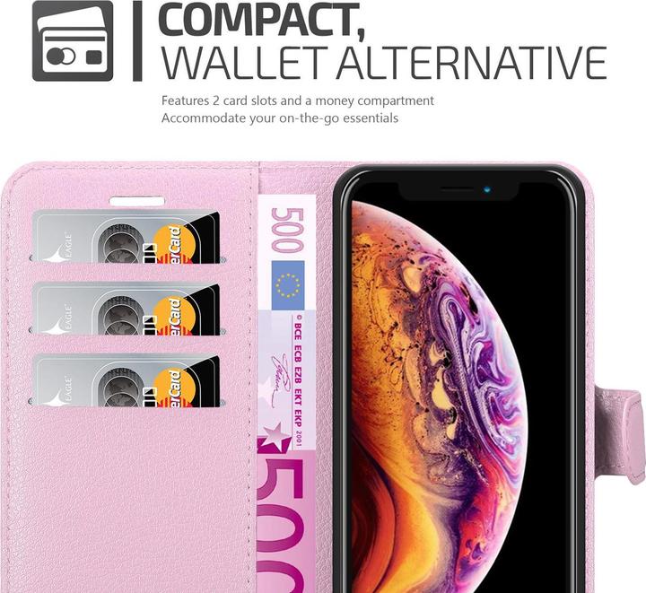 Actual product image Cadorabo Book with stand function cover (Apple iPhone X)