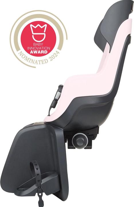 bobike Maxi Go rs fietsstoeltje â € "Met slaapstand â €" Bagagedrager - Suikerspin Roze