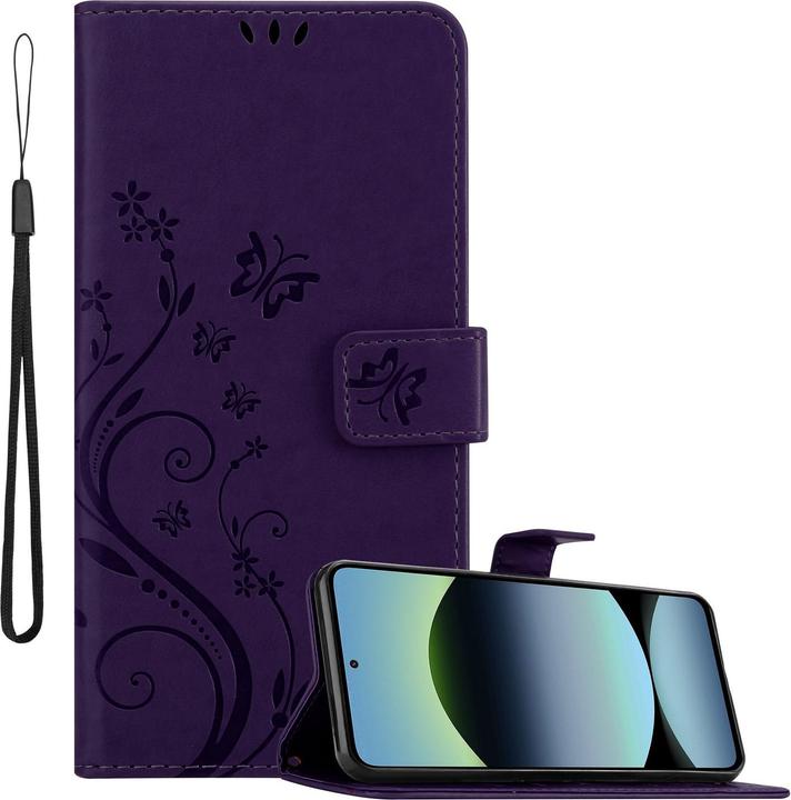 Floral dark purple