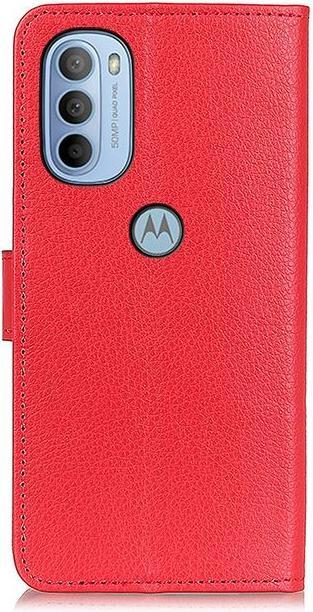 Actual product image MU Classic Litchi Leather Bookcover Series (Motorola Moto G41, Motorola Moto G31)