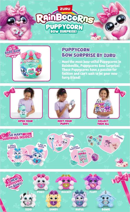 Actual product image Zuru Rainbocorns Puppycorn Surprise (17.60 cm)