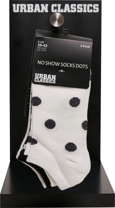 Immagine prodotto Urban Classics Calzini No Show Dots 5-Pack (Confezione da 5 pezzi, 39 - 42)