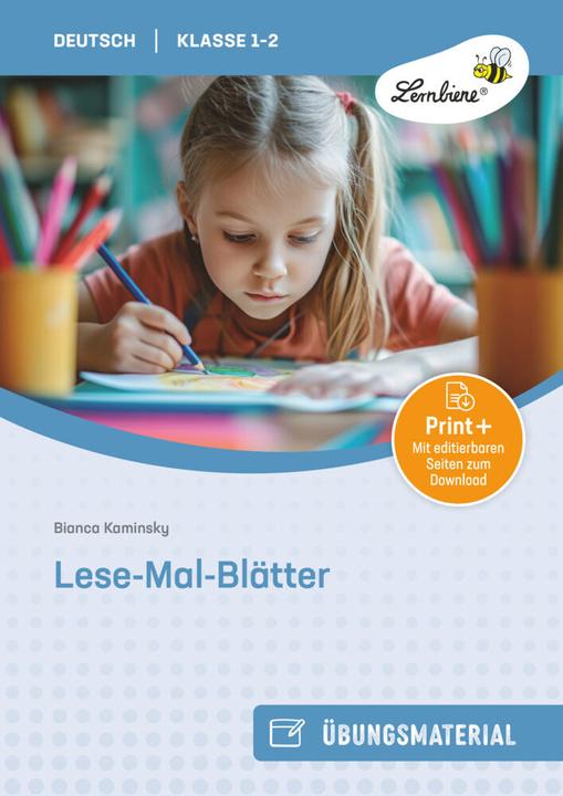 Produktbild Lese-Mal-Blätter. Grundschule, Deutsch, Klasse 1-2 (Deutsch, Bianca Kaminsky, 2024)
