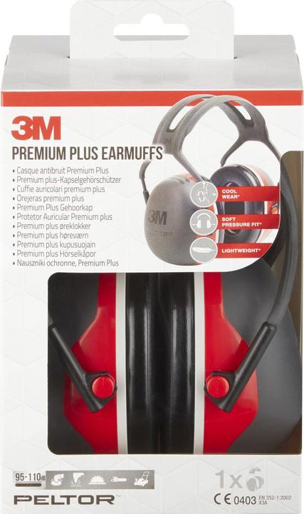 Actual product image 3M Peltor earmuffs X3A SNR 33 dB (1 x)