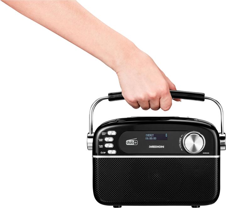 Image du produit Medion DAB+ Radio LIFE E66809 Noir (DAB+ DAB, FM, VHF, PLL, Bluetooth)