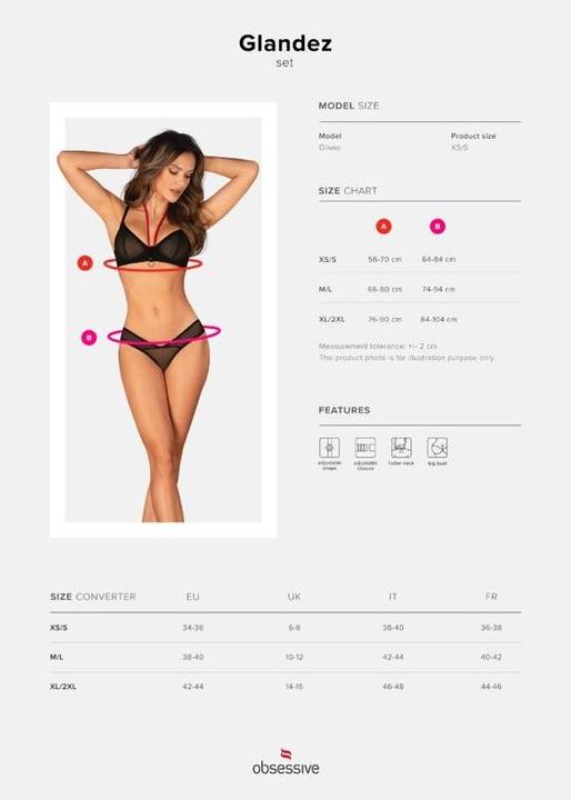 Produktbild Obsessive Glandez Zweiteiliges Set M/L (M/L)