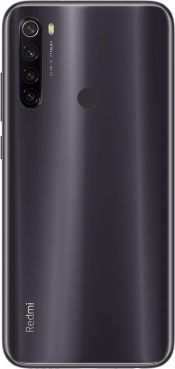 Actual product image Xiaomi Redmi Note 8 (128 GB, Black, 6.30", Hybrid Dual SIM, 12 Mpx, 4G)
