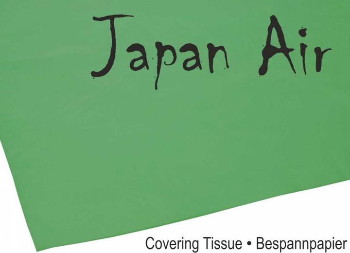 Produktbild Modellbau Lindinger japan air bespannpapier 16g grün 500 x 750 mm 10stk. gerollt