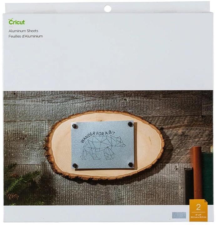 Produktbild Cricut Metall-Schild Aluminium 20 x 20 cm, 2 Stück