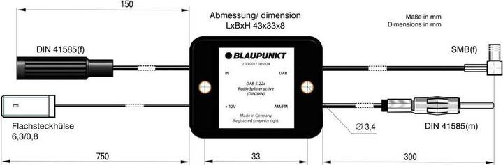Produktbild Blaupunkt DAB-S-22A