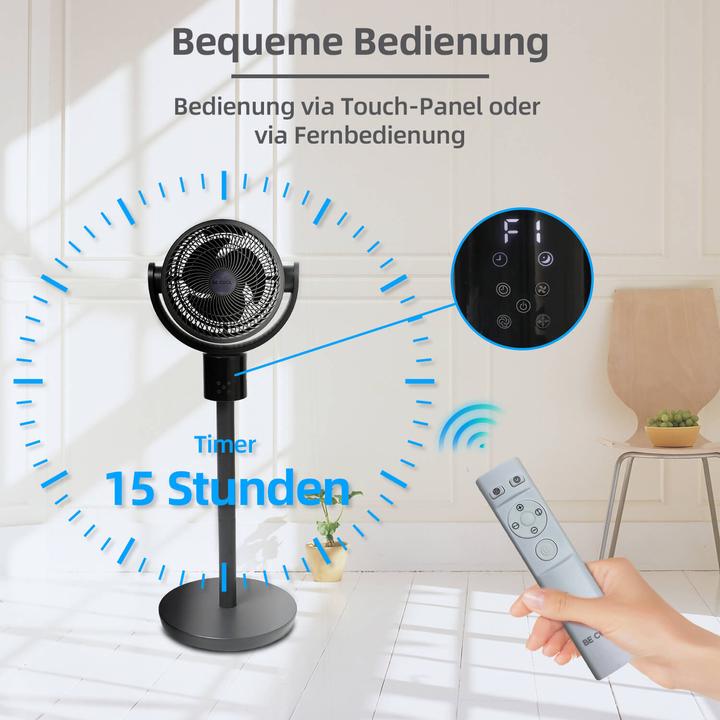 Image du produit Be Cool BC18STTIDC Ventilator 2 in 1 Stand- und Tischventilator
