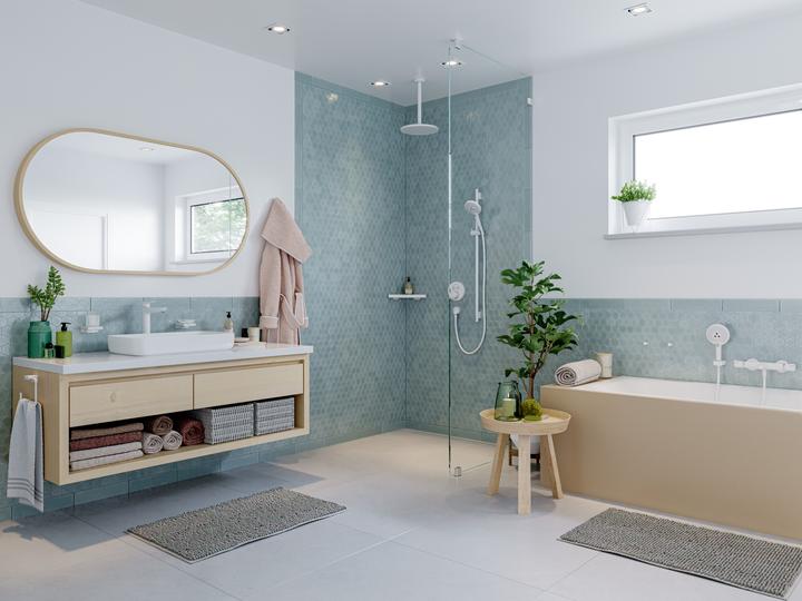Produktbild hansgrohe HG Glashalter AddStoris Wandmontage mattweiss