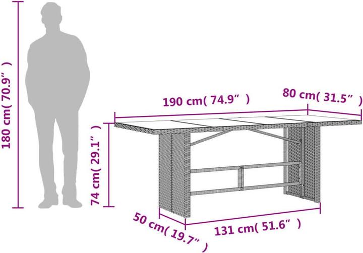 Immagine prodotto VidaXL Sade (80 cm)