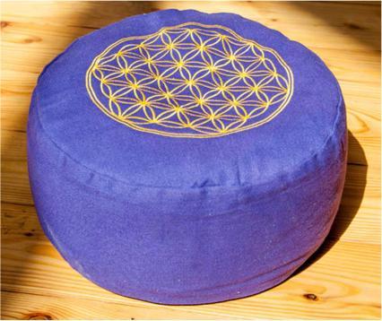 Produktbild Berk Blume des Lebens Meditationskissen lila (15 cm)