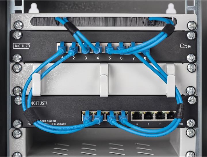 Produktbild Digitus 10 Zoll 8-Port Gigabit Ethernet Switch, L2+ Managed (8 Ports)