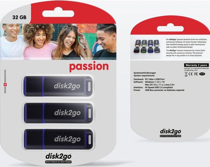 Image du produit Disk2go USB-Stick (32 Go, USB-A)