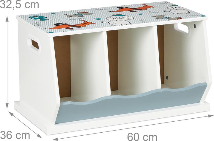 Image du produit Relaxdays Étagère pour enfants