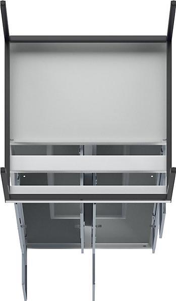Produktbild Z-Garderobenschrank mit Sitzbank (80 cm, 214 cm)