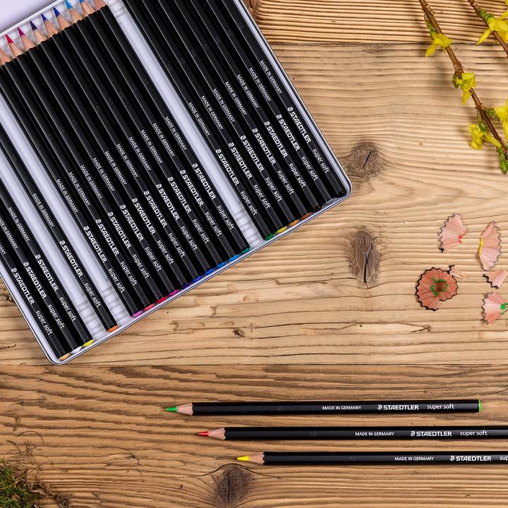 Produktbild Staedtler 149C Super weiche Farbstifte (12 Farben, 24 x)