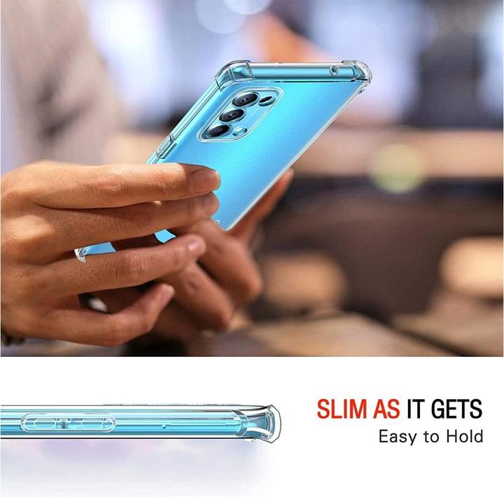 Immagine prodotto Screenguard Oppo Find X3 Lite Custodia Crystal Soft Airbag Bumper (Oppo Find X3 Lite)