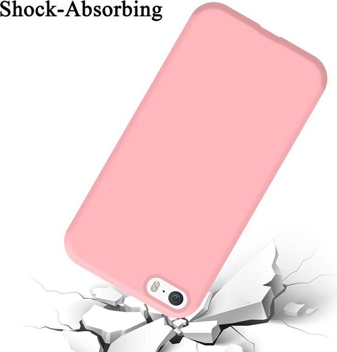 Actual product image Cadorabo TPU Liquid Silicone Case Cover (Apple iPhone 5)