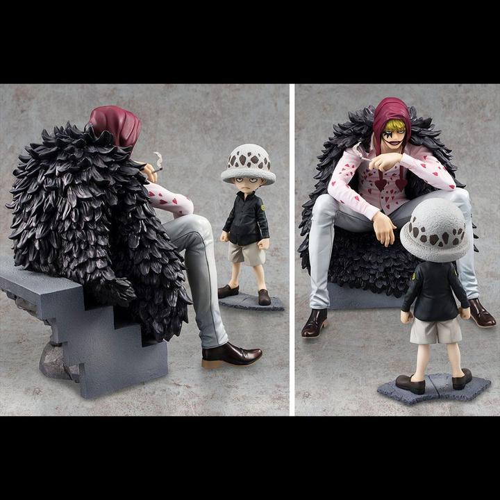 Produktbild Megahouse ONE PIECE - Corazon & Law - Statue Excellent Model Li. Ed. P.O.P. 17cm