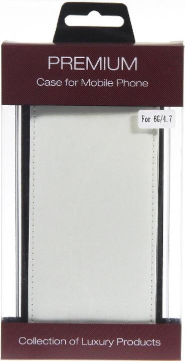Actual product image OEM Slim leather Flip Case iPhone 6, 6s - White (Apple iPhone 6s, Apple iPhone 6)