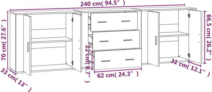 Produktbild VidaXL Cooper (240 x 70 cm)