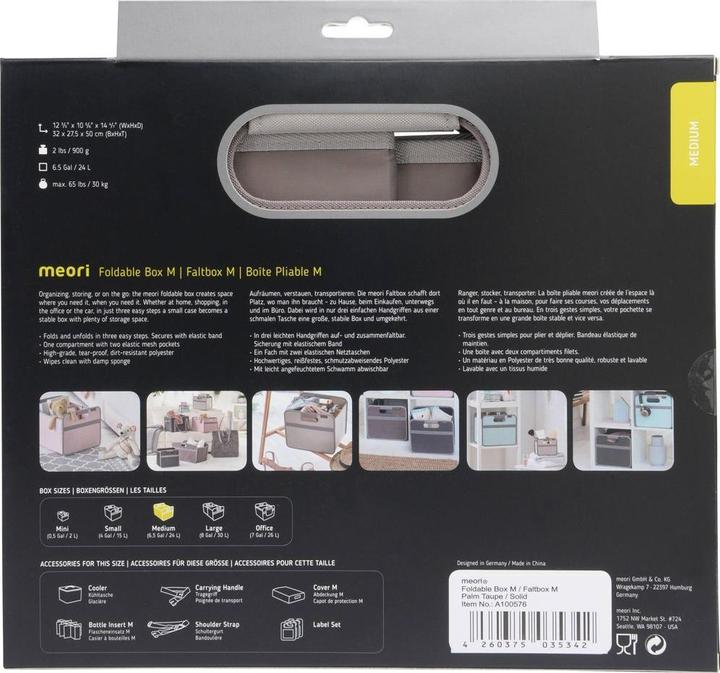 Actual product image Meori Folding boxes (3 x 27.5 x 32 cm, 22.58 l)