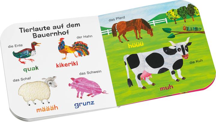 Actual product image The Little Caterpillar Neverending - My Animal Feeling Book (German)