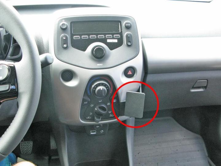 Produktbild Brodit 855035 Halterung Peugeot 108 14-