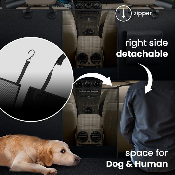 Image du produit Naloo's World Protection de la banquette arrière (Chien, Respirant, Pliable, Lavable)