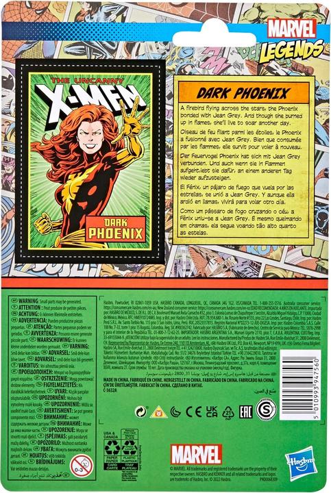 Produktbild Hasbro Marvel Legends Series 9,5 cm grosse Retro 375 Collection Dark Phoenix Action-Figur