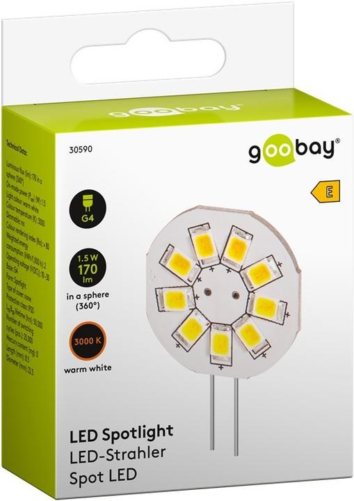 Produktbild Goobay LED Strahler (G4, 1.50 W, 150 lm, 1 x, E)