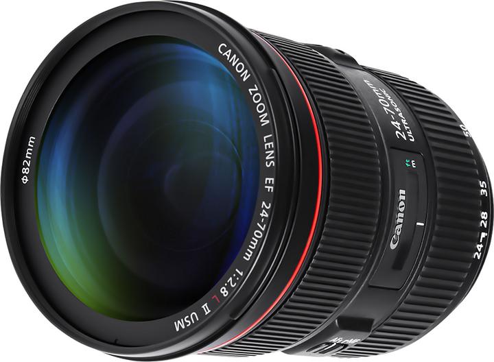 Immagine prodotto Canon EF 24-70mm / 2.8 L II USM - (EU) (Canon EF, APS-C / DX)