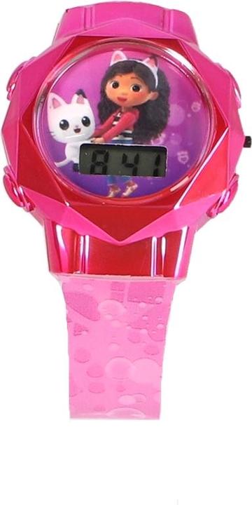 Immagine prodotto Accutime Set di orologi da polso Gabby's Dollhouse con accessori, orologio LCD per bambini con display (Orologio digitale)