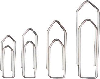 Actual product image Q-Connect Paper clips 28 mm long, nickel plated (1000 x)