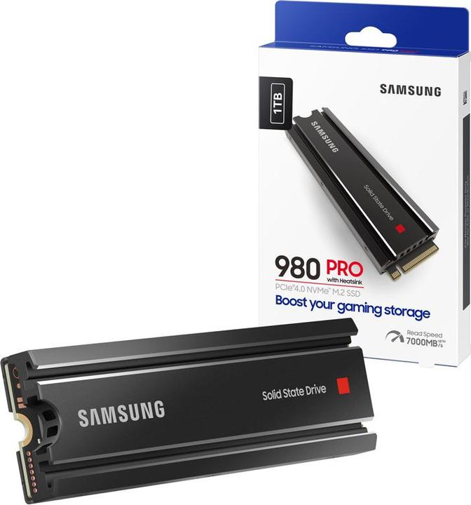 Image du produit Samsung 980 Pro avec Heatsink (1000 Go, M.2 2280)
