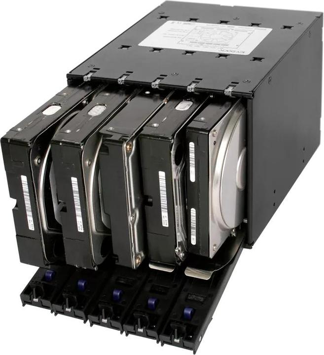 Produktbild Icy Dock FlexCage MB975SP-B R1 - Gehäuse für Speicherlaufwerke - 3.5" (8.9 cm)